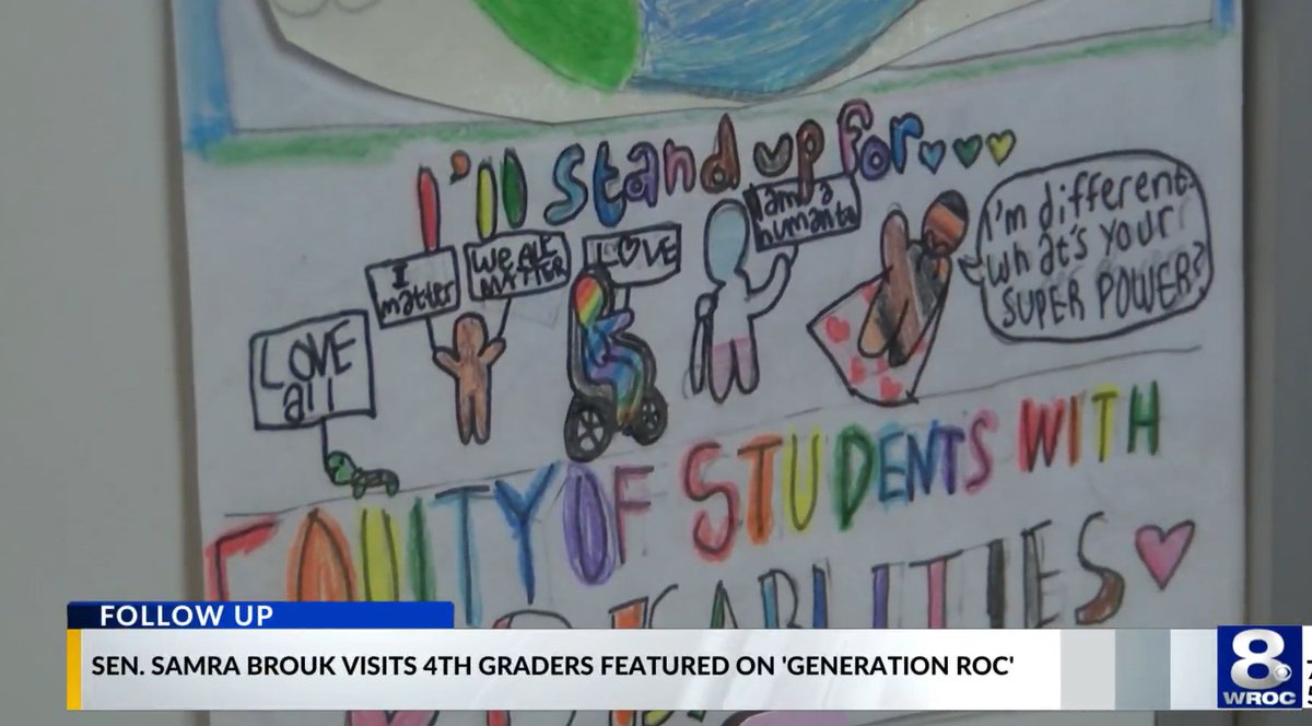 IROQUOIS STUDENTS ON TV! Teacher Jennifer Gottfried's fourth-graders at Iroquois MS were featured by <a href="/News_8/">News 8 WROC</a> for their "Stand-Up Project," which includes a Beach Clean-Up Day on June 22nd! The students have impressed many, including <a href="/SenatorBrouk/">NYS Senator Samra Brouk</a>!

Watch the report by