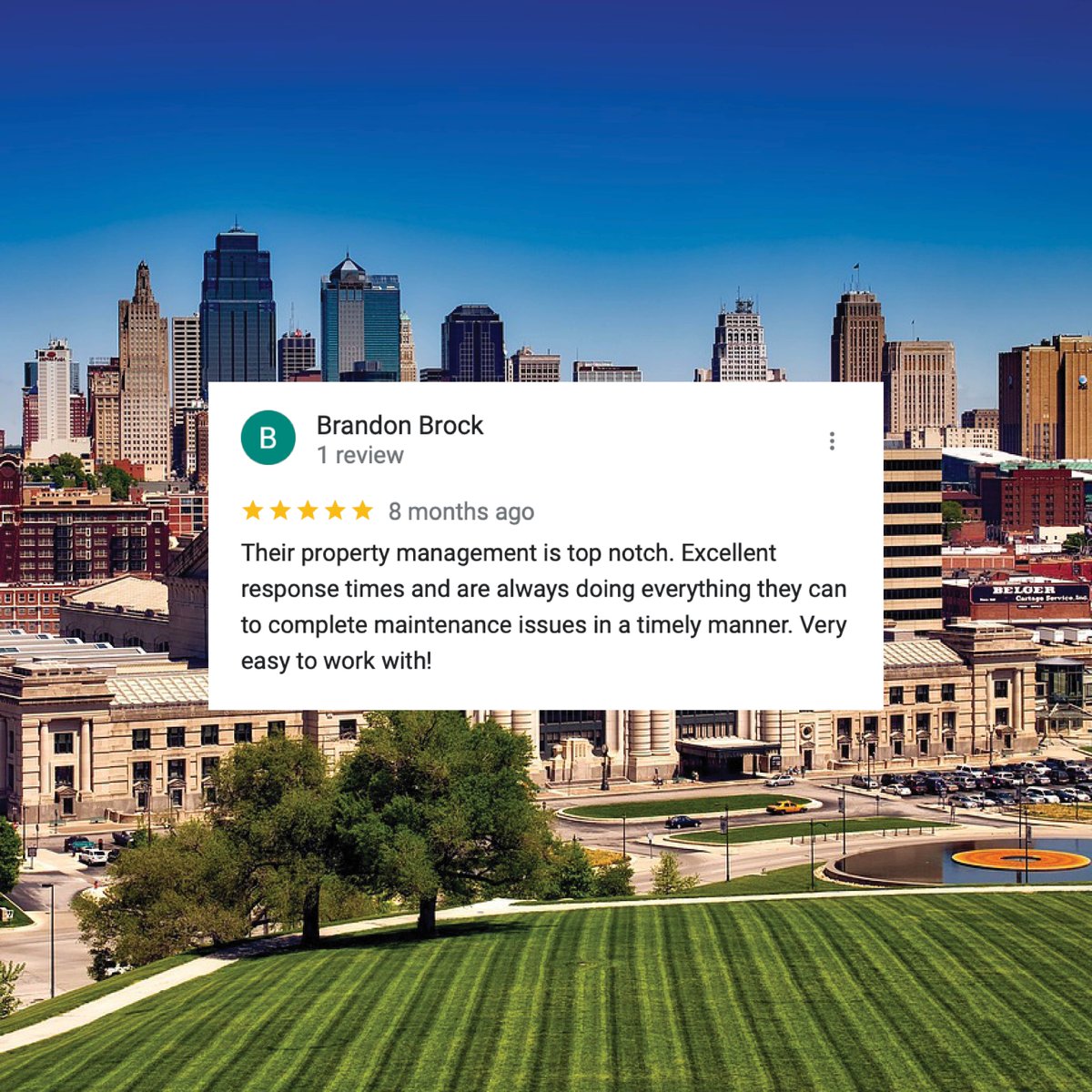 BlockRealtors's tweet photo. At Block &amp; Co, client satisfaction is our highest priority. This ⭐⭐⭐⭐⭐ review is everything to us! 
-
#CommercialRealEstate #CRE #KansasCity #KCMO #KCK #KansasCityLove #KC #YelpKC #Retail #Midwest #CountryClubPlaza #kcbusinesses #discoverkc #review https://t.co/6brSiX67f2
