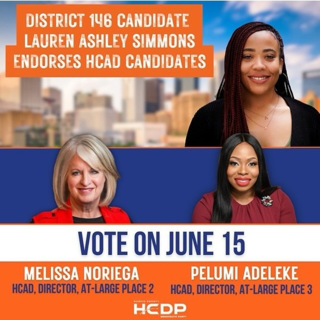 Pelumi4tx's tweet image. Thank you for your endorsement @LASimmonsTX146 . There's a lot at stake for this election. 
Let's make change happen together!
See everyone at the polls on Saturday, June 15th 🗳