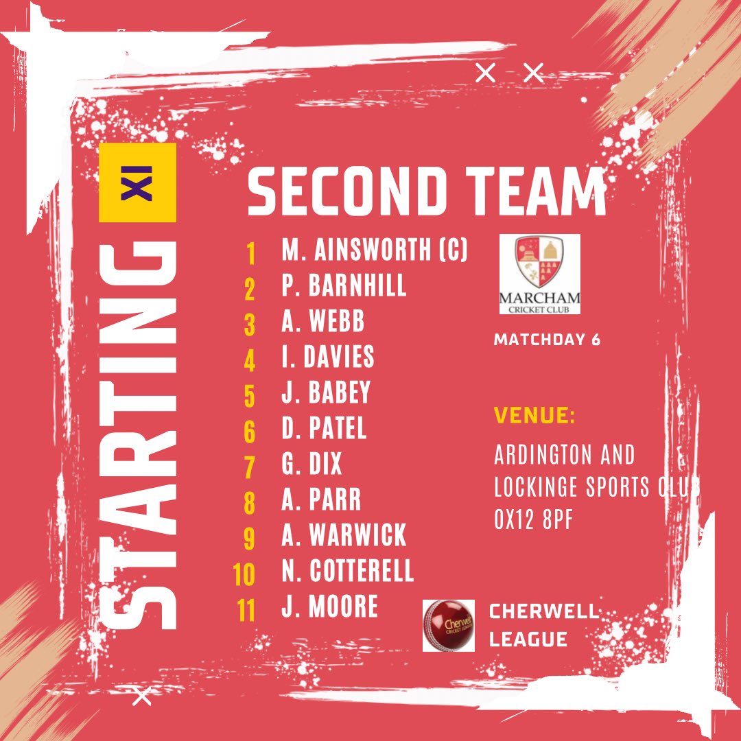 Marcham CC tweet media