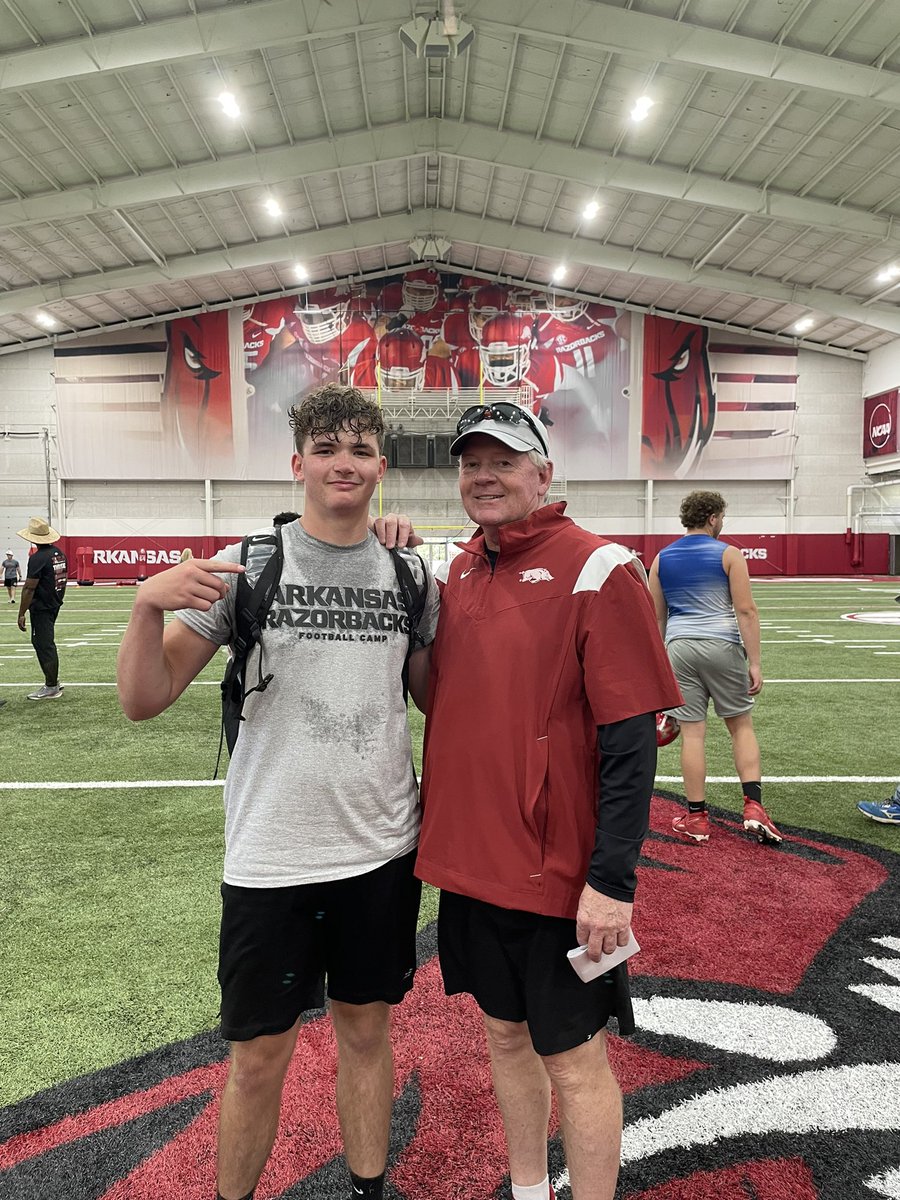 Joshua Jensen (@joshjensenn) on Twitter photo Had a great camp today at <a href="/RazorbackFB/">Arkansas Razorback Football</a> thank you for all the coaching and tips <a href="/CoachBPetrino/">Bobby Petrino</a> <a href="/CoachSamPittman/">Coach Sam Pittman</a> <a href="/CHSFOOTBALL10/">Shem Johnson Head Football Coach/Head T&F Coach</a> <a href="/Central_AD/">Central (SPFD) High School Athletics</a> <a href="/NCSA_Football/">NCSA_Football</a> Had a great camp today at <a href="/RazorbackFB/">Arkansas Razorback Football</a> thank you for all the coaching and tips <a href="/CoachBPetrino/">Bobby Petrino</a> <a href="/CoachSamPittman/">Coach Sam Pittman</a> <a href="/CHSFOOTBALL10/">Shem Johnson Head Football Coach/Head T&F Coach</a> <a href="/Central_AD/">Central (SPFD) High School Athletics</a> <a href="/NCSA_Football/">NCSA_Football</a>