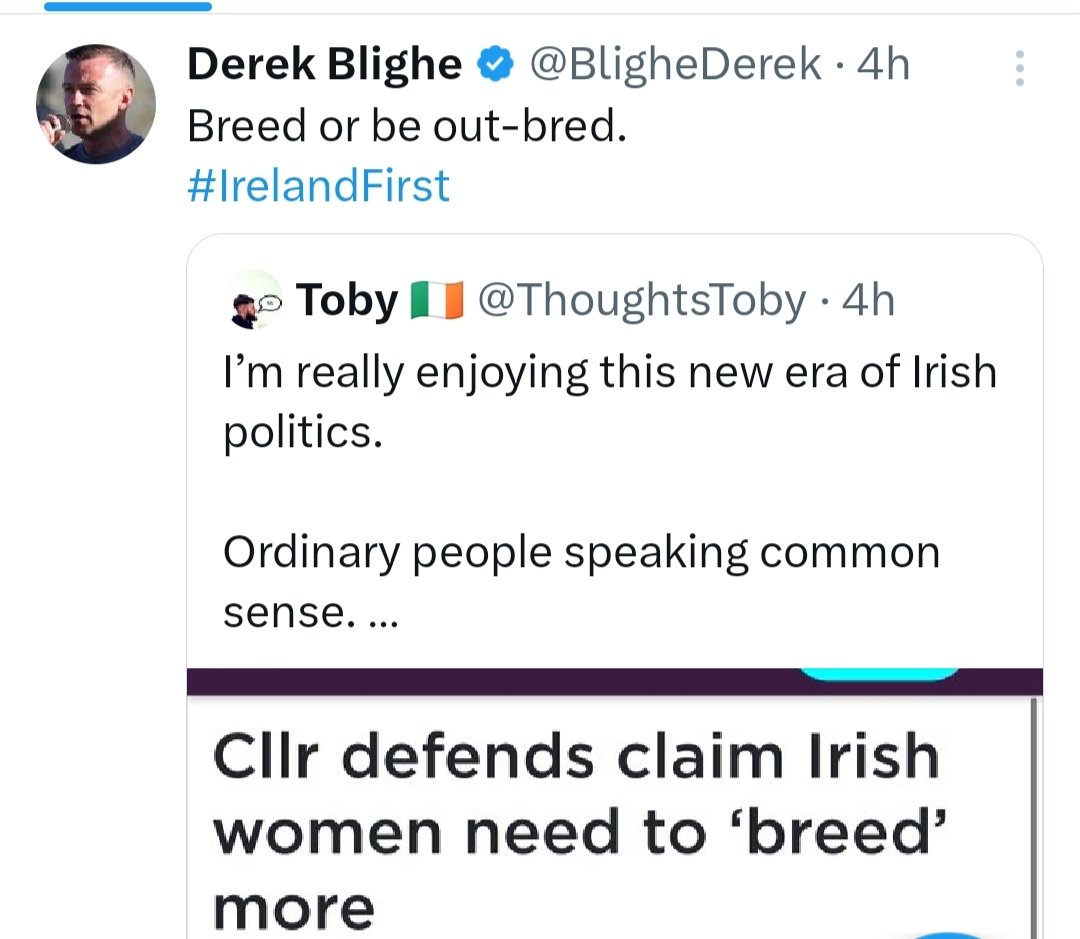 There is something seriously f*cking wrong with their heads and anyone who votes for them in the full knowledge of what they stand for🤮