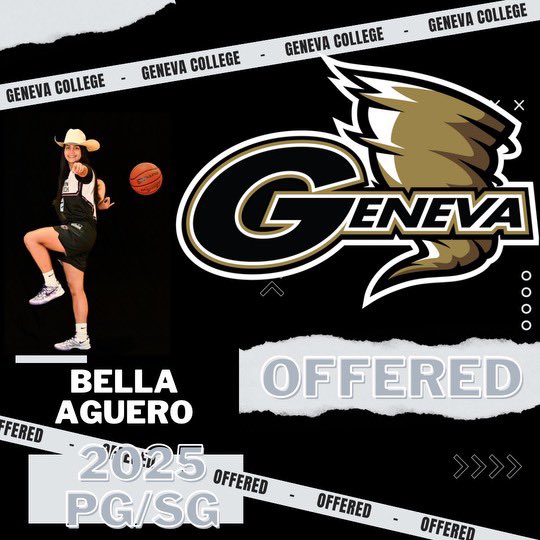 After a great conversation with Coach Grinder, I’m blessed to say i’ve earned my first offer from <a href="/genevawbb/">Geneva College WBB</a> ! <a href="/atxelitebball/">Austin Elite</a> <a href="/coachuribes/">Michelle Uribe</a> <a href="/ballhardbball/">BALL-HARD Basketball</a> <a href="/CoachRikardNCSA/">Kaliann Rikard</a>