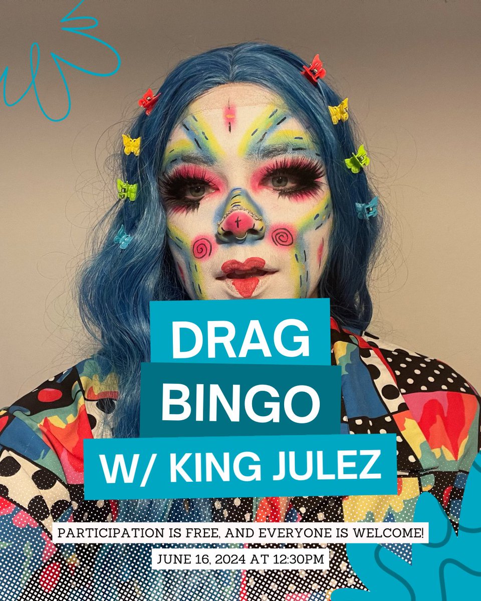 CreativeHub1352's tweet image. 🎤 Drag Bingo hosted by the legendary King Julez - free to participate and open to everyone! 

#PrideCelebration #DragBingo #FathersDayFun #LiveMusic #SupportLocal #KatieCookies #Pride2024 #2SLGBTQIA #CommunityEvent