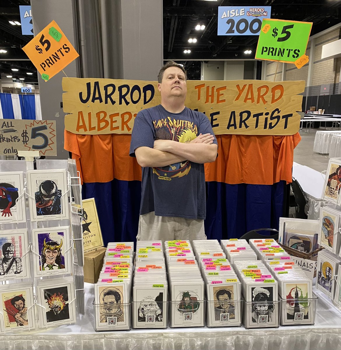 yardsaleartist's tweet photo. Come see me this weekend at #HeroesCon (@heroesonline)!

Charlotte, NC! https://t.co/Uh1oYTAsU1