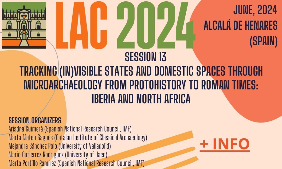 mmateusa86's tweet photo. Participació al #LAC2024 coordinant una sessió de #Microarchaeology i amb una comunicació sobre el projecte #postdocBP MICRODOM, paviments i espais domestics protohistòrics. Molt contentes!!!! @ICAC_cat @UAHes https://t.co/rPqVmgOFY0