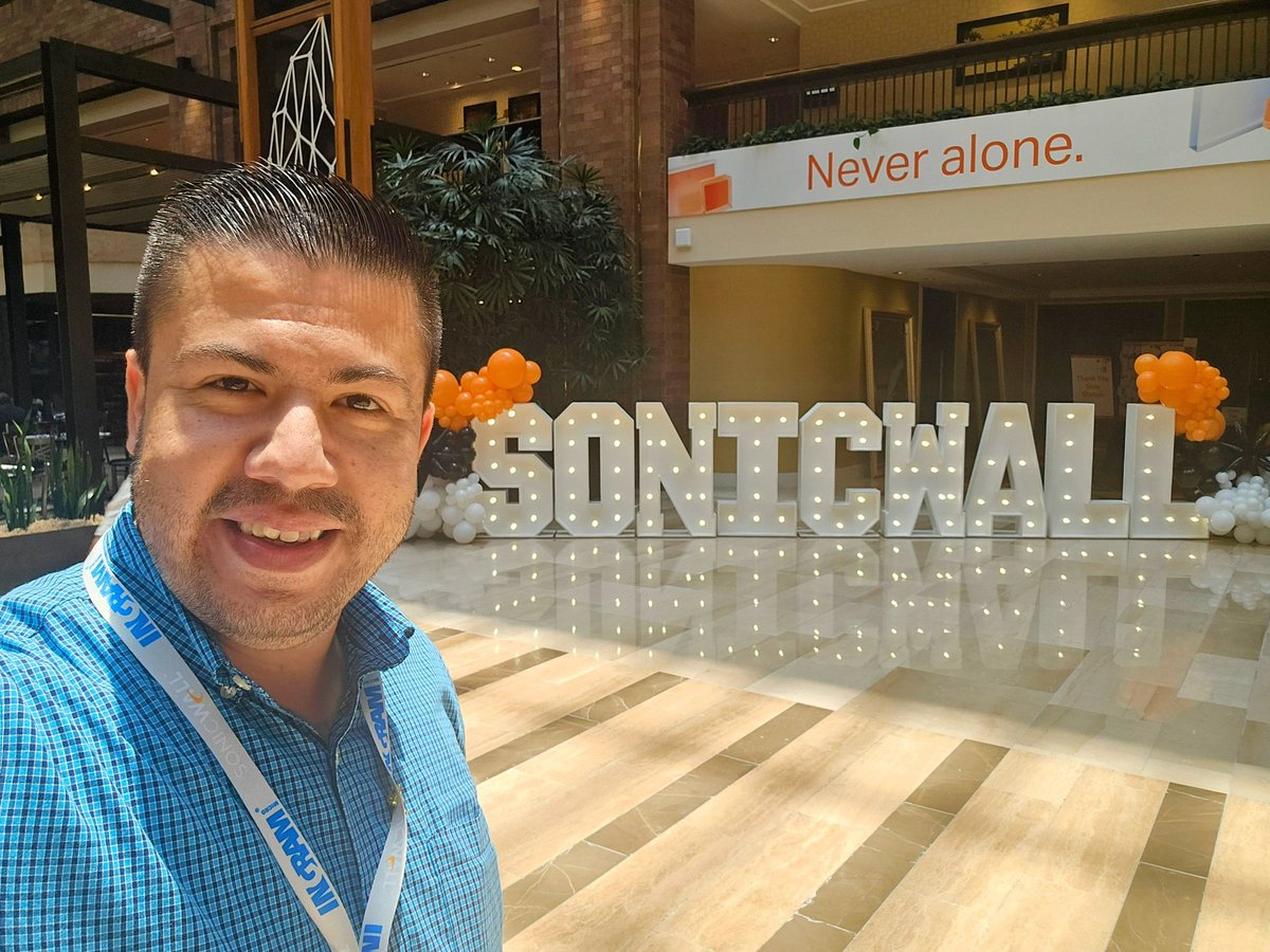 GWIntegracion's tweet photo. ¡Participando en #SonicWall #Elevate2024 en Dallas, Texas! 🚀
Excelente oportunidad para conectarnos con líderes de la industria y explorar las últimas innovaciones en #ciberseguridad. Estamos emocionados de compartir nuestras experiencias y aprender de los mejores en el campo. https://t.co/UIpbPLwJby