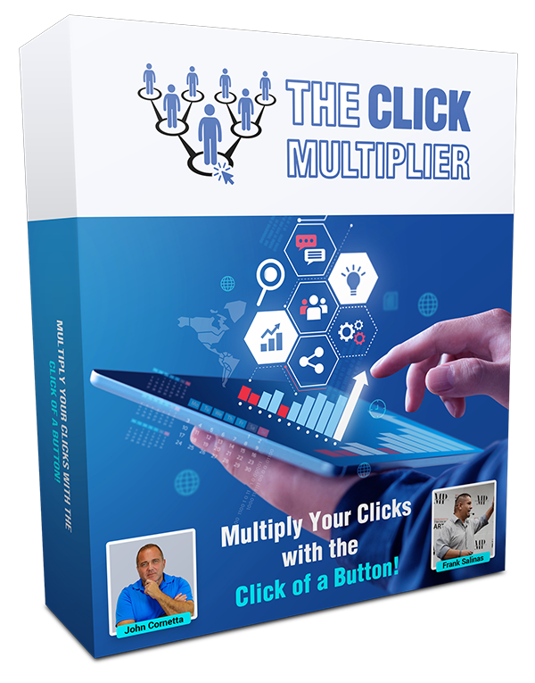 JohnCornetta's tweet photo. Increase your clicks by between 30% and 300% 🚀automatically and make more money 💰. The Click Multiplier is here. Check it out here and even take a free test drive🚗 https://t.co/589v6qv50M https://t.co/bR0QmZA2Ld