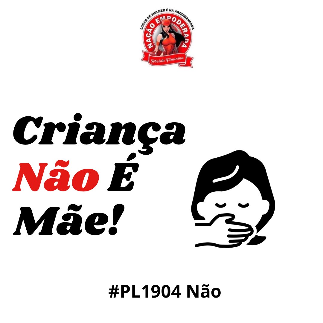 🚨CRIANÇA NÃO É MÃE! ESTUPRADOR NÃO É PAI!

#PL1904Não #CriançaNãoÉMãe