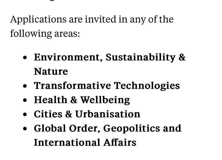 Hetan Shah (@hetanshah) on Twitter photo Amazing opportunity! £150k for researchers to go embed themselves for a year in an organisation overseas. Wide range of eligible themes from tech to health to sustainability.
Please spread the word about <a href="/BritishAcademy_/">The British Academy</a> ODA Global Innovation Fellowships thebritishacademy.ac.uk/funding/oda-gl… Amazing opportunity! £150k for researchers to go embed themselves for a year in an organisation overseas. Wide range of eligible themes from tech to health to sustainability.
Please spread the word about <a href="/BritishAcademy_/">The British Academy</a> ODA Global Innovation Fellowships thebritishacademy.ac.uk/funding/oda-gl…