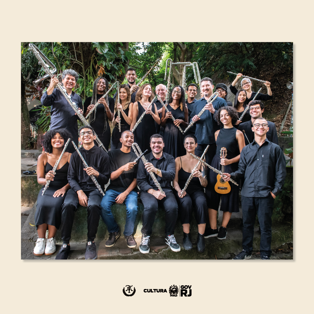FlautaCarioca's tweet photo. A Orquestra Carioca de Flautas se apresenta no Salão Assyrio neste domingo, 16/06/24 às 11h com ingressos a preços populares! #flautacarioca #salaoassyrio #TMRJ #unirio @sergiobarr @musicaunirio @UNIRIO_Oficial https://t.co/ZiWsnk8aO6