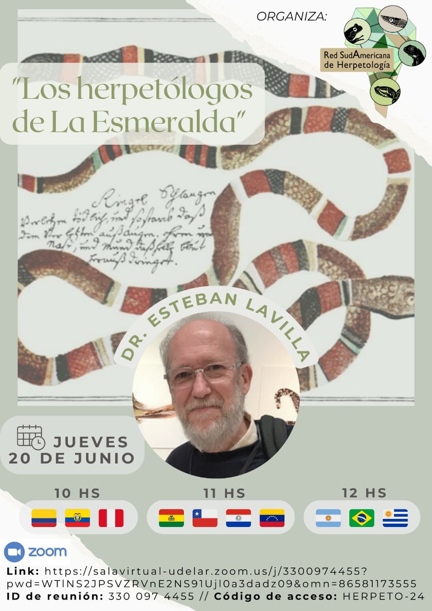 Red Sudamericana de Herpetología tweet media
