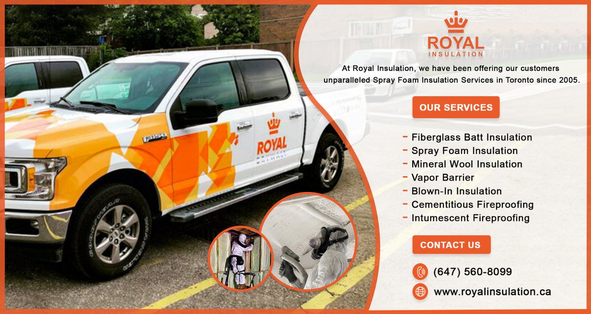 Royalnsulation's tweet photo. Our website https://t.co/wdl0nOceYv or call us at (647) 560-8099

@Royalnsulation
#royalinsulation #sprayfoaminsulation #sprayfoam #insulationcontractors #gtacontractor #fireproofing #torontohomes #gta #sprayfoamtoronto #contractor #InsulationServices #bhfyp https://t.co/FMgzhbl96A