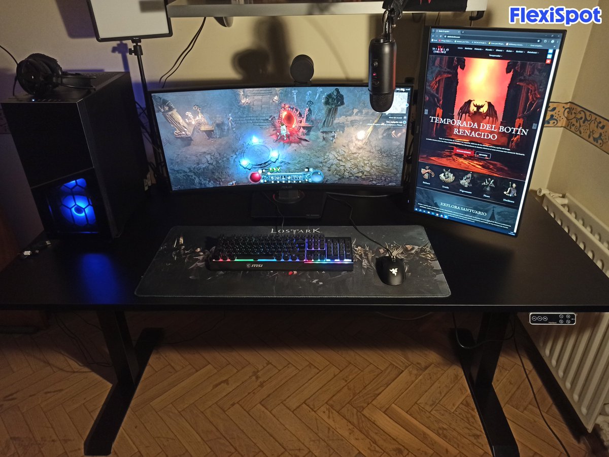 YYYugoGames's tweet photo. Gracias a la gente de Flexispot así se ve mi Setup ahora! 😍

¡Aprovechad que FlexiSpot está de rebajas en junio con hasta 40% dto!🤑

Os dejo enlaces si queréis echar un ojo 👇

Mesa E7: https://t.co/UuWDP9XjE9
Ofertas de junio: https://t.co/U65JNqxjzH

#FlexispotES #Sponsor https://t.co/bYAS3B1jXZ
