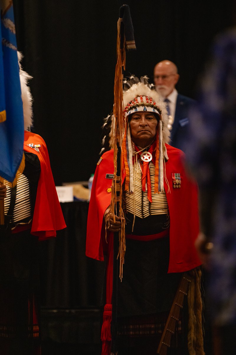 OCULAW's tweet image. The 36th annual Sovereignty Symposium was held this week in downtown OKC and was hosted by OCU Law and OCU.

One of the highlights for the record-setting 650+ attendees was the opening ceremony, where all of Oklahoma’s 39 tribes were represented in the flag processional.