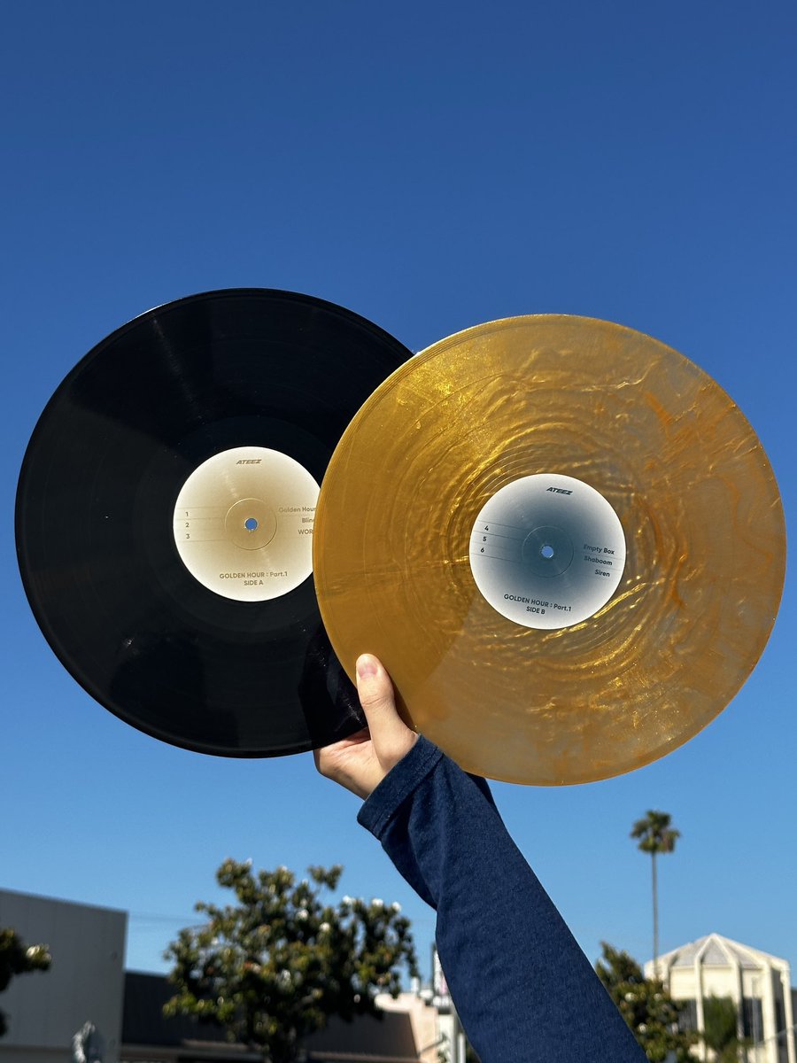 ATEEZ レコード Hello82 アメリカ VINYL ATEEZ - GOLDEN HOUR : Part.1 (Limited Edition Picture Disc Vinyl