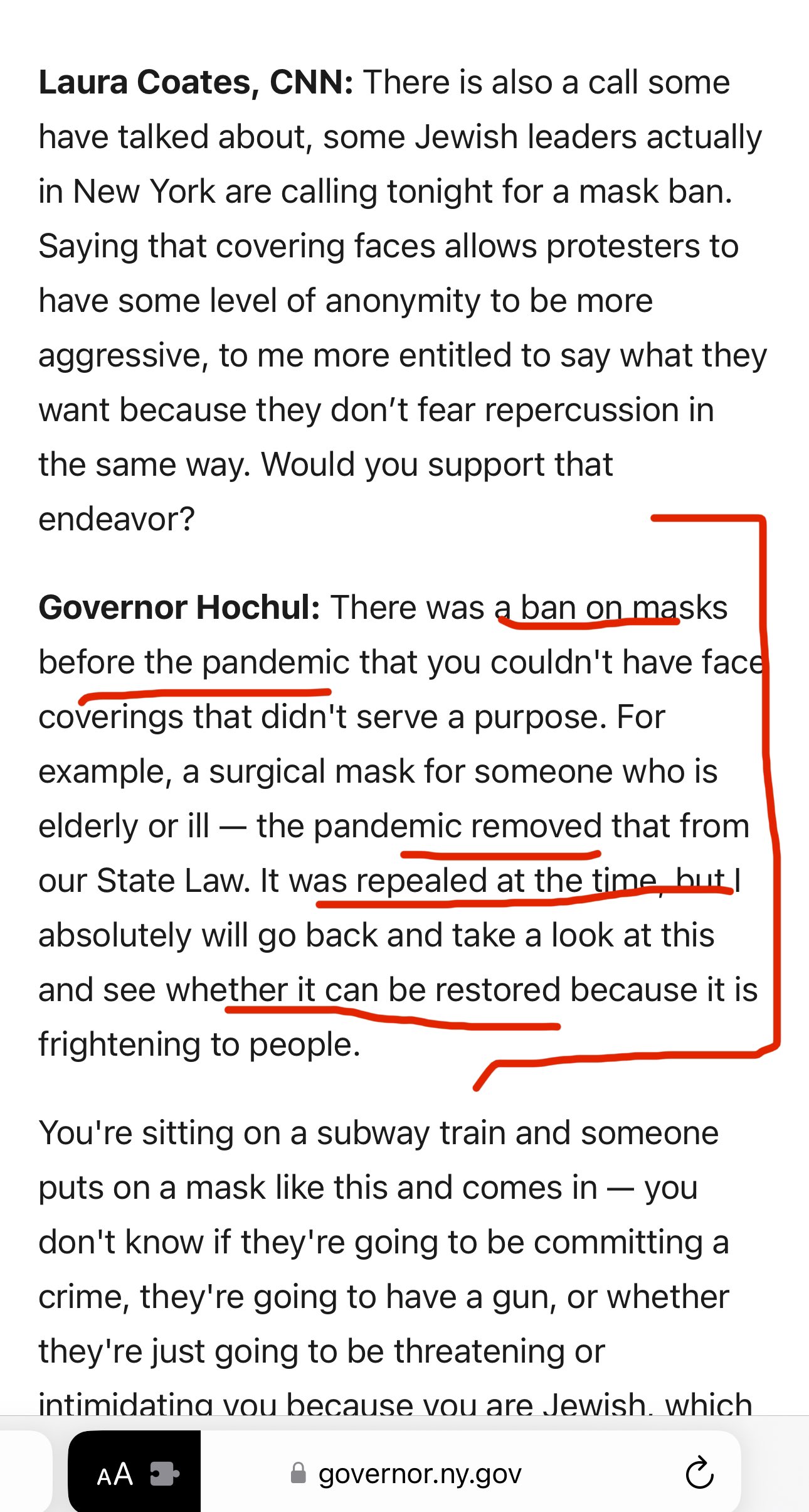 Eric Feigl-Ding on X: &ldquo;MASK BAN IN NEW YORK—@GovKathyHochul 