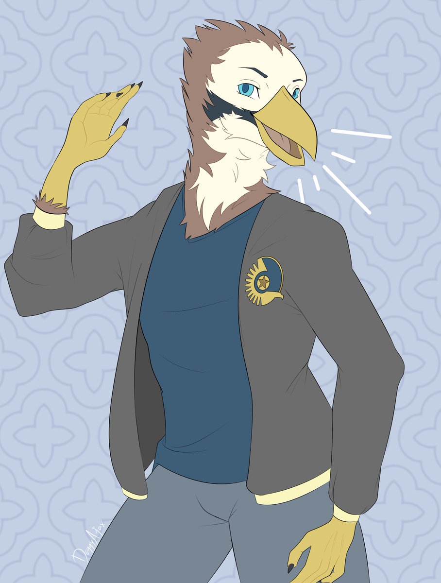 another commission, this time it's <a href="/JaykBirb/">Jayk</a>!! i loved drawing this birb :3