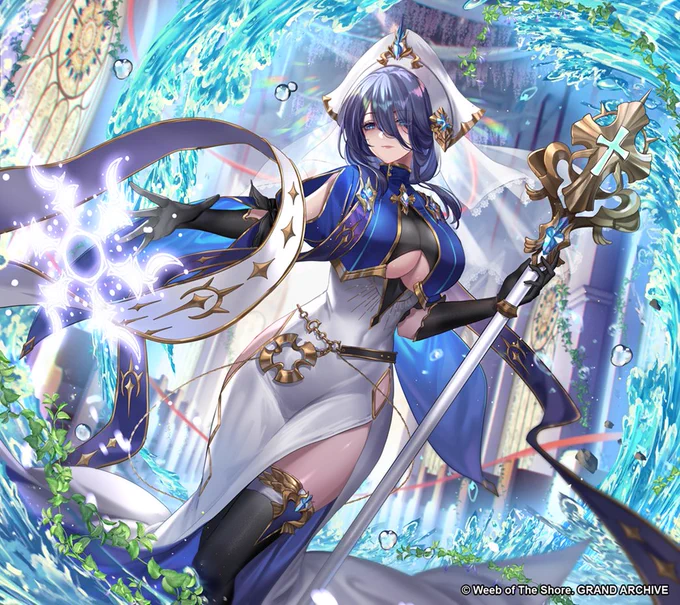 All Clerics I did for Grand Archive - 「Mercurial Heart」1. Waterveil Apostle2. Blessed Clergy3. Priestess of Flame#grandarchive #grandarchivetcg #gatcg 