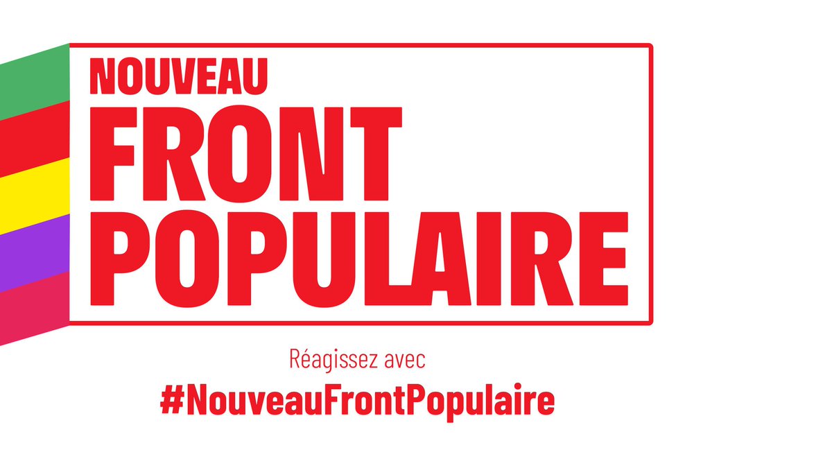 marietouss1's tweet photo. Les forces de gauche et écologistes se montrent à la hauteur de la gravité de l'histoire.

Maintenant, pour conjurer le pire et faire renaître l’espoir le 30 juin et le 7 juillet prochains, conduisons ensemble ce #NouveauFrontPopulaire à la victoire.

En campagne ! https://t.co/4Ov4SwOhWz