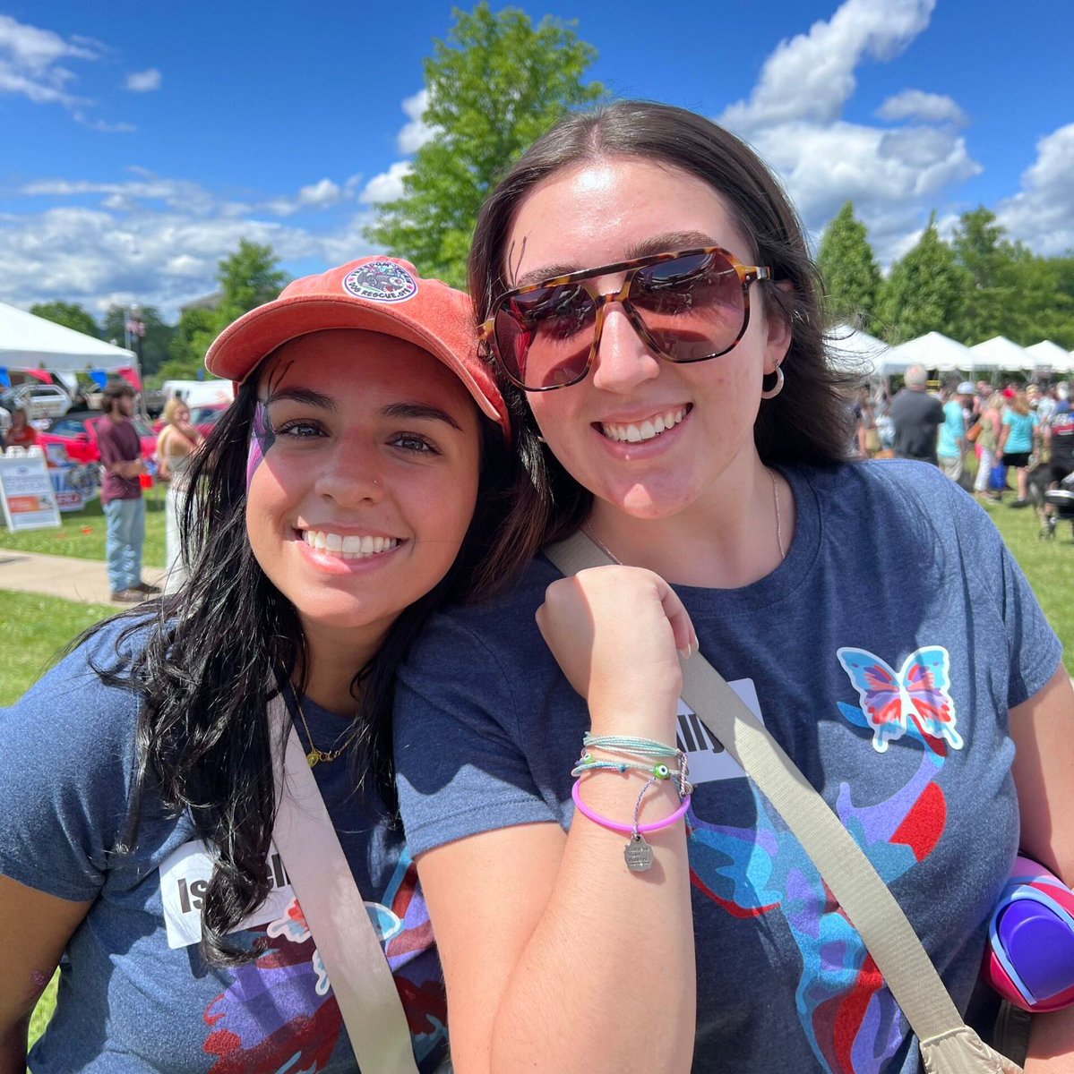 charitycharms's tweet photo. Over the weekend, Kay attended Catherine's Butterfly Party, held by Catherine Violet Hubbard Animal Sanctuary in Connecticut. Over 15,000 people attended the celebration of Catherine's 18th birthday and several hundred animals found their furever homes! https://t.co/9TOTMycppA https://t.co/0fpAGj06Hu