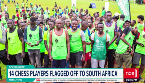 nbstv's tweet photo. SPORTS WRAP: @UPL is set to crown the best of last season on the 29th of this month. @tree_adoptionug has launched the fourth edition of Climate Run while 19 chess players have been flagged off to South Africa for the Africa Chess Youth Championship.

@MMKaddu

#NBSLiveAt9 #NBSUpdates