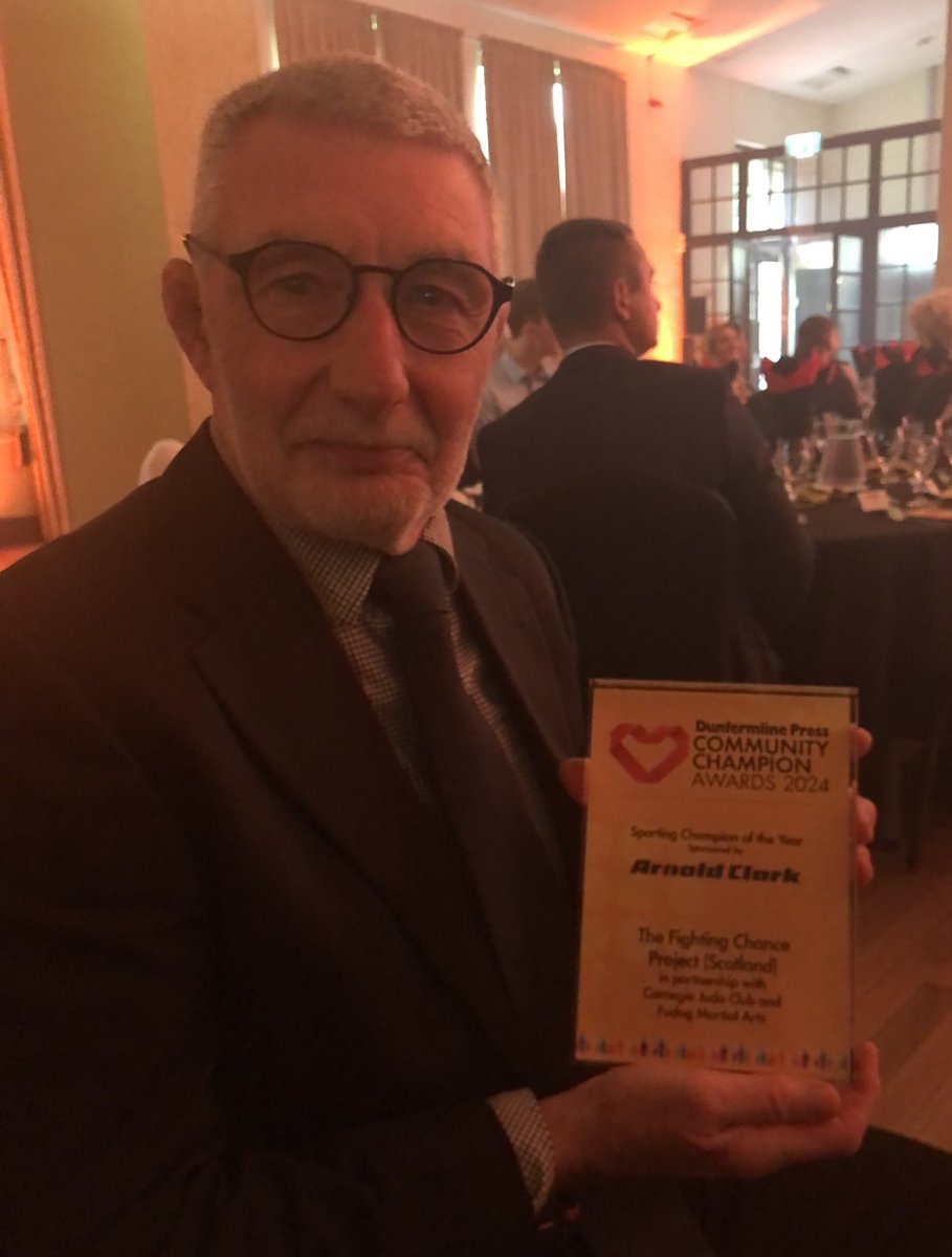 rm4consulting's tweet photo. Carnegie Judo Club with the Fighting Chance project has just been crowned Sporting Champion of the Year #DunfCommChamps https://t.co/qlsKrc1LlI