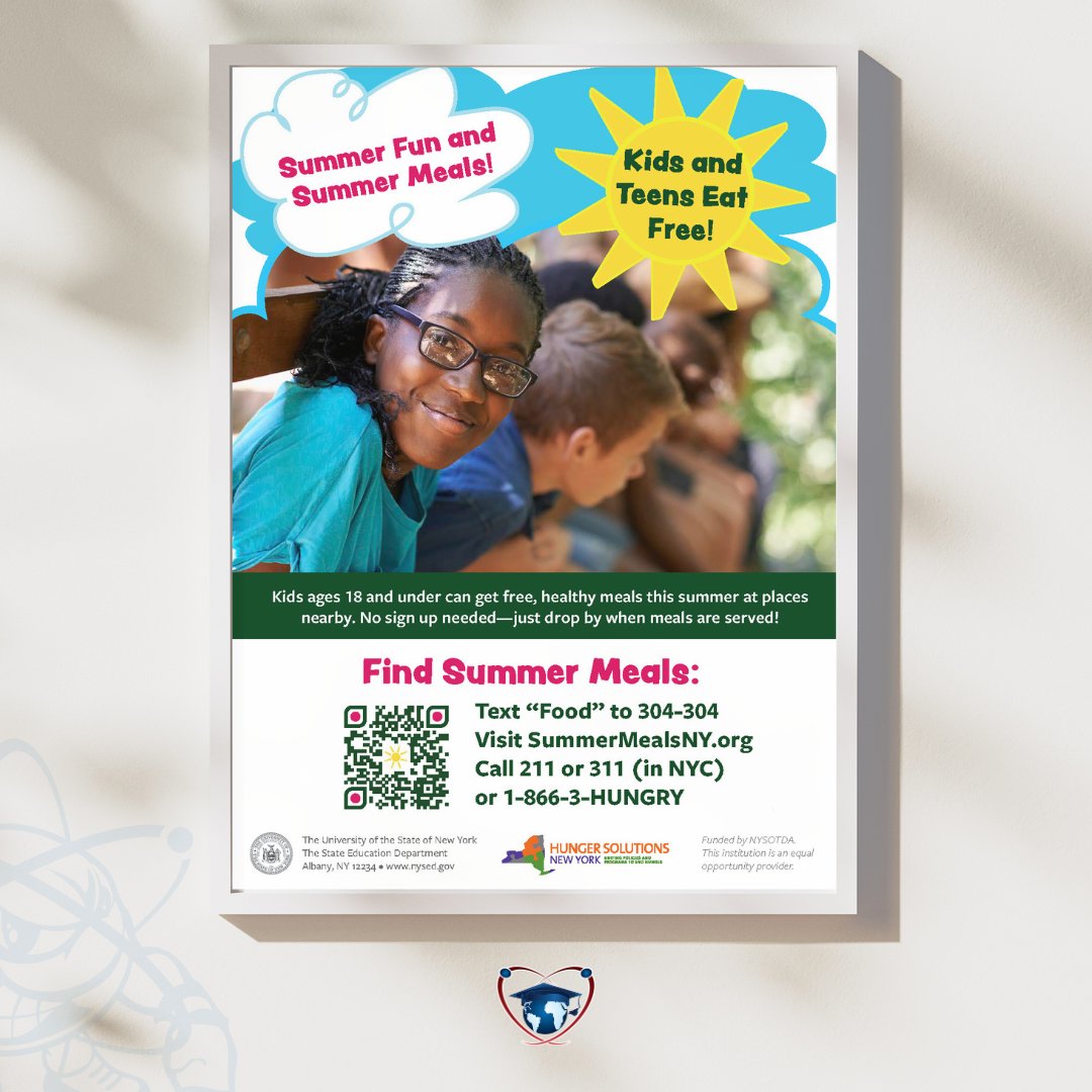 csarochester's tweet photo. Attention #CSARCS families: Did you know kids aged 18 & under can get free, healthy meals this summer? To find summer meals near you, text “Food” to 304-304 or visit https://t.co/uRKpEXnC4m.
@CharterEmpire @nycharterassoc https://t.co/HgQdzqaC6K