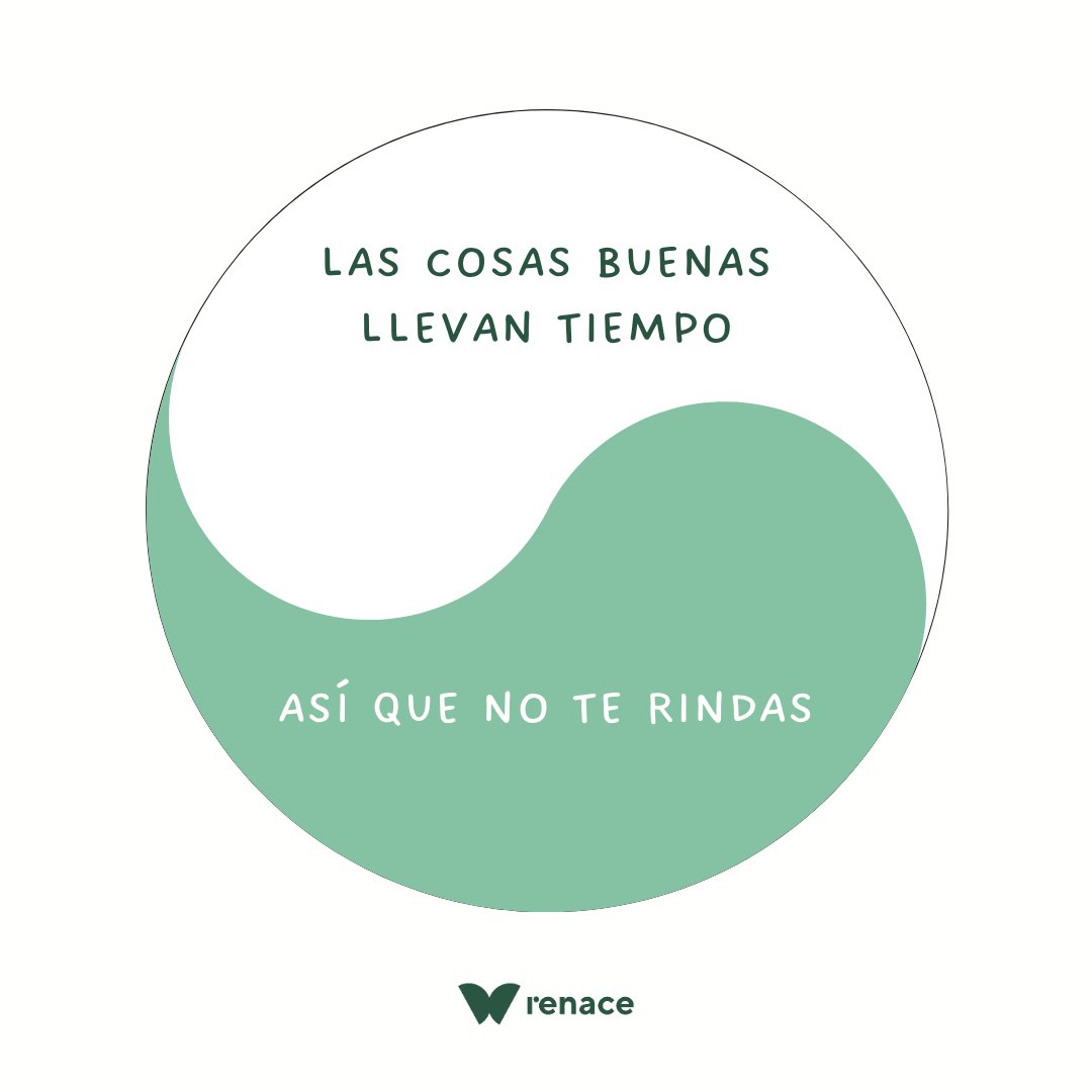 RenaceTca's tweet photo. Las cosas buenas llevan tiempo, así que no te rindas. 🌱✨

Si estás enfrentando un Trastorno de la Conducta Alimentaria (TCA), recuerda que la recuperación es un viaje, no una carrera. https://t.co/LfGf02B6wT