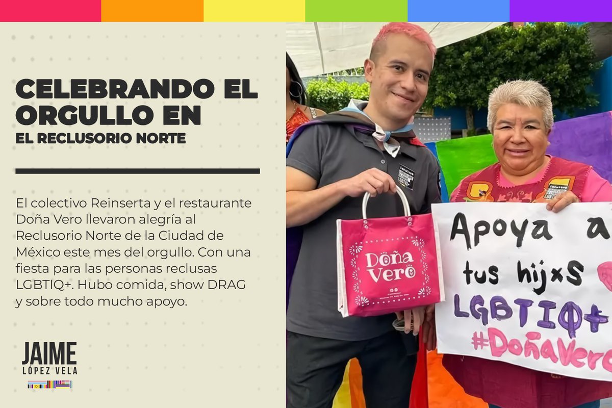 Gran iniciativa del colectivo <a href="/Reinserta/">Reinserta</a> y del restaurante <a href="/DonaVeroMX/">Doña Vero</a> 🌈✨

excelsior.com.mx/comunidad/orgu…