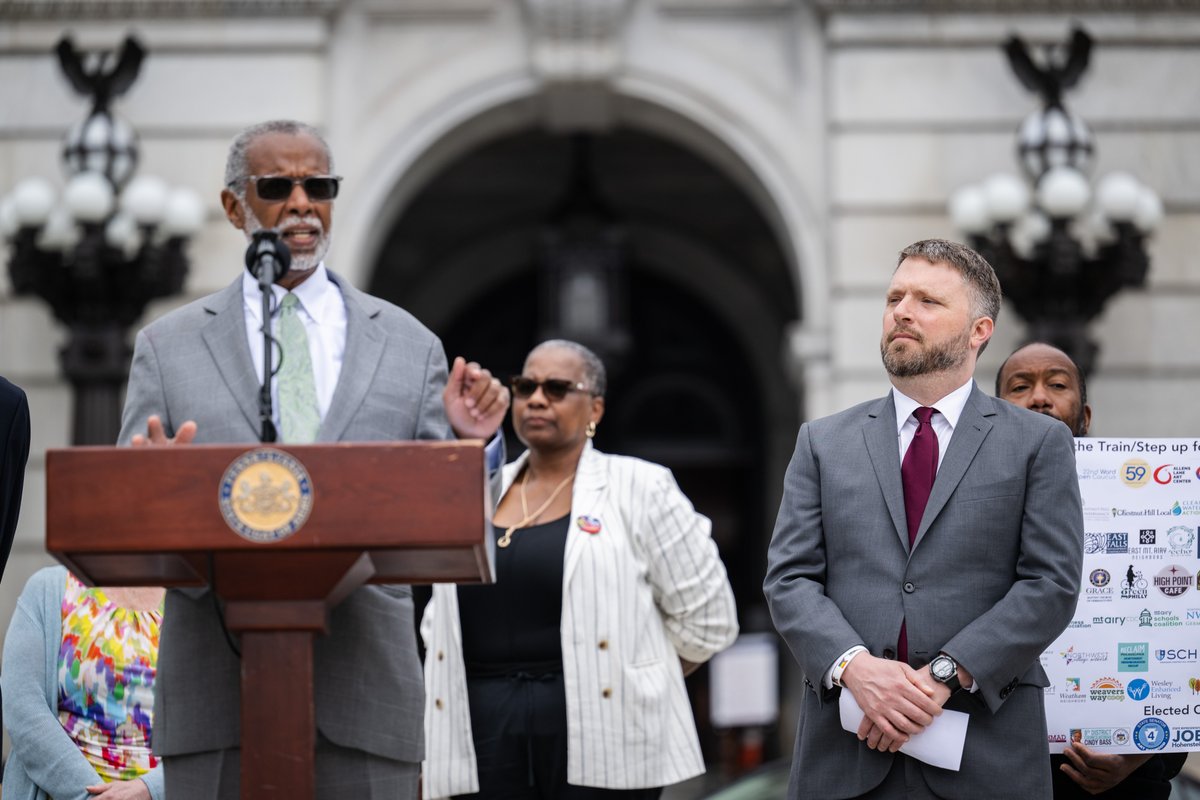 RepBenWaxman's tweet photo. SEPTA is crucial for our communities because it provides reliable public transportation. @SEPTA connects people to jobs, healthcare, and education all over the city. That is why I stood with my colleagues this week in Harrisburg to advocate for public transit funding! https://t.co/HVn96HlZgJ