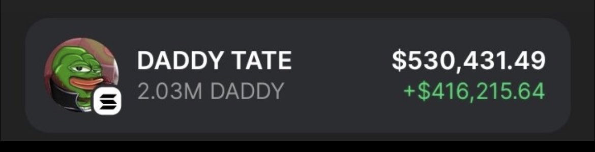 thank you $DADDY x.com/DaddyyTateCTO/…