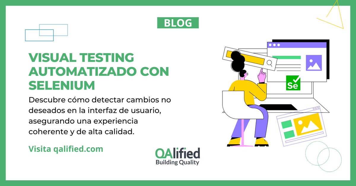 👁 Exploramos a fondo el testing visual automatizado con <a href="/SeleniumHQ/">Selenium</a> y compartimos un template que sirve como punto de partida para practicar, aprender y aplicarlo en tus proyectos. 👌 

Encuéntralo aquí 👉 bit.ly/4b0cMWU

#Selenium #VisualTesting #SoftwareTesting