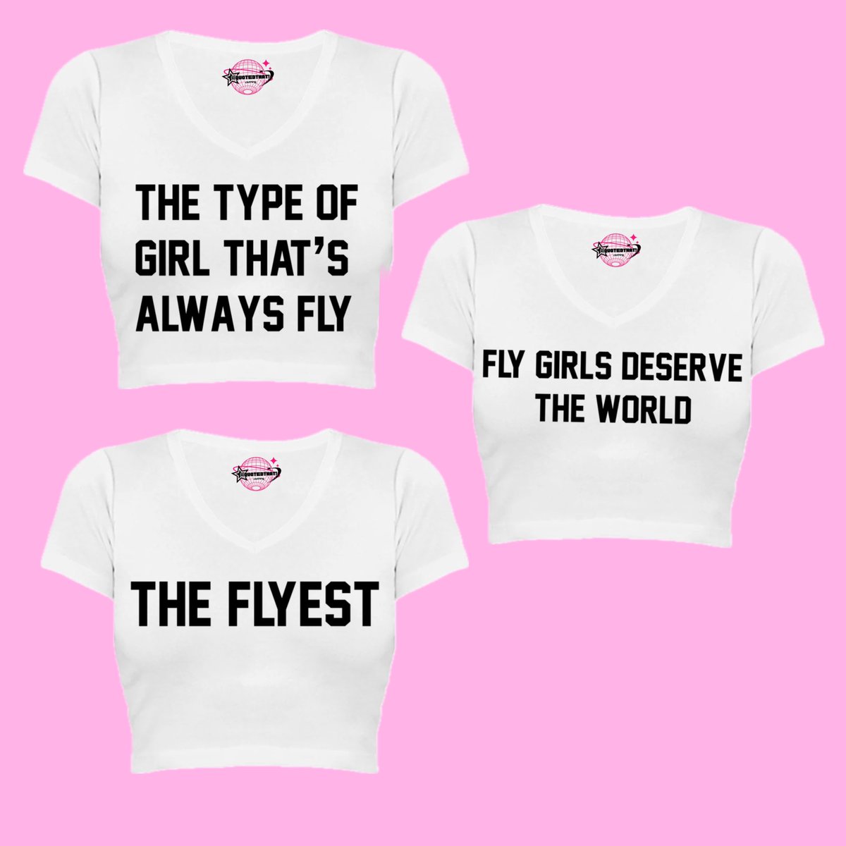 quotedthatco's tweet photo. “FLY GIRL COLLECTION” BABY TEES!

—————————————————

•Purchases won’t be accepted until July
•Small-2XL
•Customizable shirt and word colors
•Quote request form is linked in bio!

—————————————————
#foryou #clothingbrand #fly #flygirl #lilbaby #tiktok #music #quotedthat! https://t.co/W7Vpkn7hfk