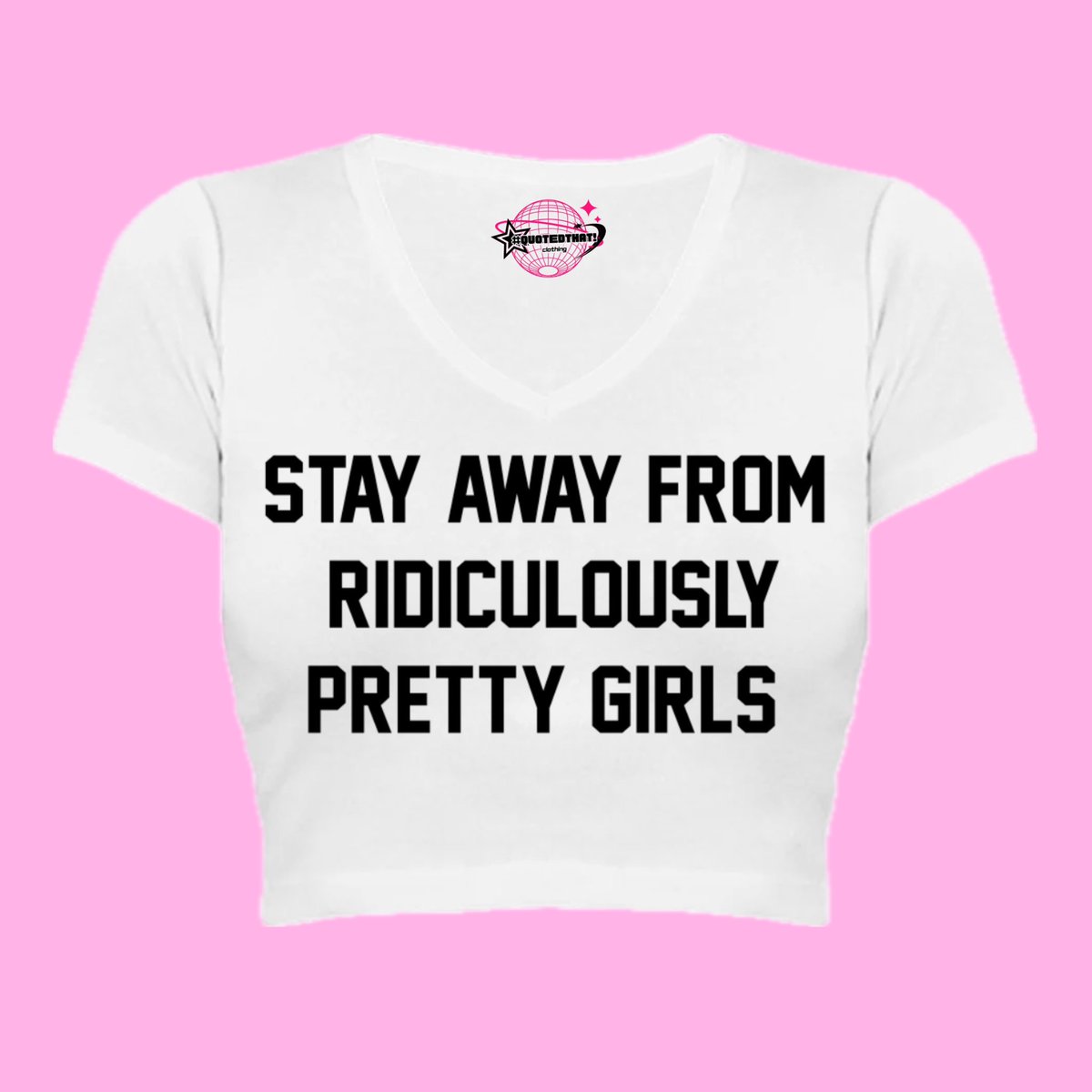 quotedthatco's tweet photo. “STAY AWAY FROM RPG” BABY TEES!

—————————————————

•Purchases won’t be accepted until July
•Small-2XL
•Customizable shirt and word colors

—————————————————
#explorepage #clothingbrand #lucki #stayawayfromridiculouslyprettygirls #prettygirl #tiktok #music #quotedthat! https://t.co/SHEIOwlXyD