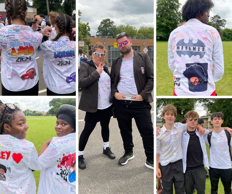 Cheney_School's tweet image. 😍Year 11 have had a fantastic leavers day in school today getting all their shirts signed by friends and teachers. We wish them all the very best for the rest of their exams and future endeavours! #Classof2019 #ThinkForYourselfActForOthers
