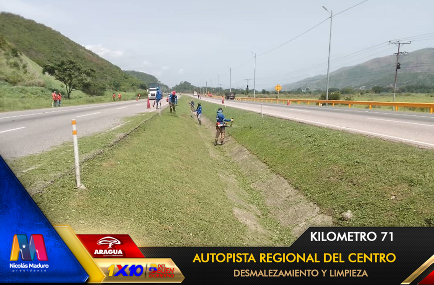 viasdearaguas's tweet photo. 🚧📷Trabajamos en la #ARC con el desmalezamiento y limpieza de la isla central del km 71, Gobernadora. @Soykarinacarpio optimiza y mejora el paisaje de esta importante arteria vial.
#VenezuelaPotencia
@NicolasMaduro @VTVcanal8 https://t.co/dvsBLEoNw7