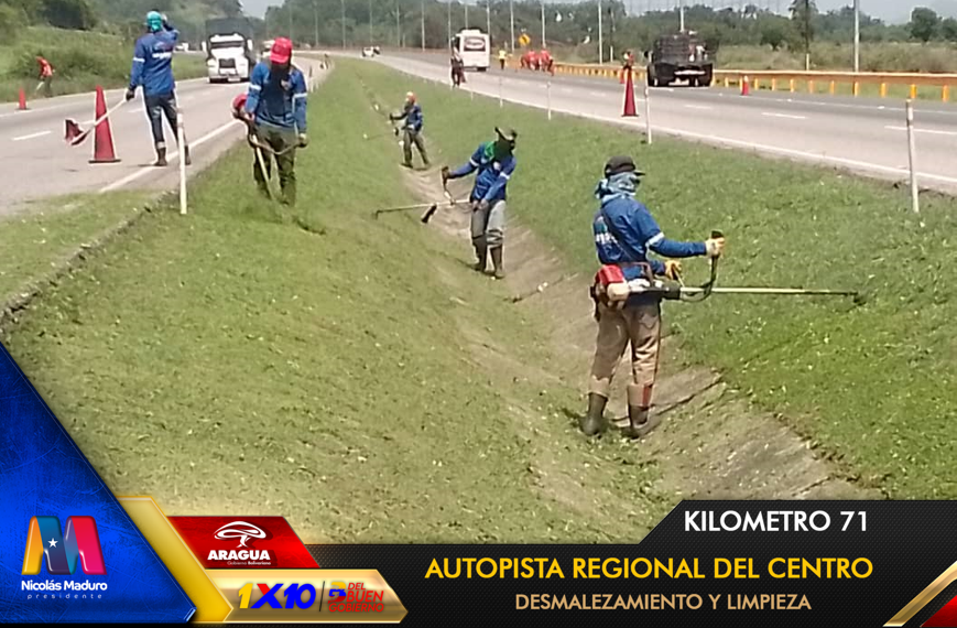 viasdearaguas's tweet photo. 🚧📷Trabajamos en la #ARC con el desmalezamiento y limpieza de la isla central del km 71, Gobernadora. @Soykarinacarpio optimiza y mejora el paisaje de esta importante arteria vial.
#VenezuelaPotencia
@NicolasMaduro @VTVcanal8 https://t.co/dvsBLEoNw7
