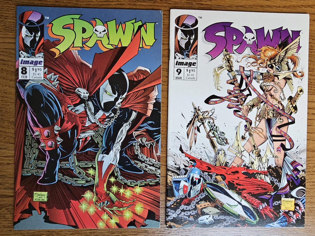 carnouchec's tweet photo. I read the first couple of hundred or so issues of Spawn but haven't read it for a few years.

Rat City has reinvigorated my love for Spawn though so I treated myself to some key issues. And getting Todd's sig was the icing on the cake. https://t.co/doNfvd239D