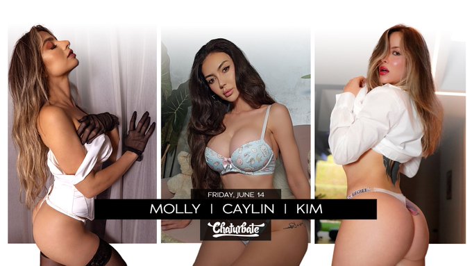 Tomorrow !!! Around 6-7 pm GMT+2  (spain time) @Caylinlive room !!!  @trueKimTylor https://t.co/8opL