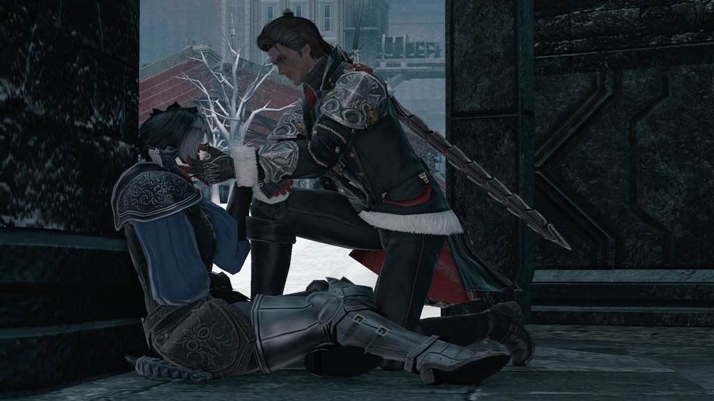 ASCIANMODE's tweet photo. β¨β’ Day 3: Lost | Found β’β©
The Contingent lost contact with Zhigo after they were separated during an ambush. Gaius was the last person he expected to find him.
"You're risking a lot being here."
"I risked losing more if I wasn't."
β
#XIVRarepairWeek | #XIVRarepairWeek2024 https://t.co/B2Ggc6jtos