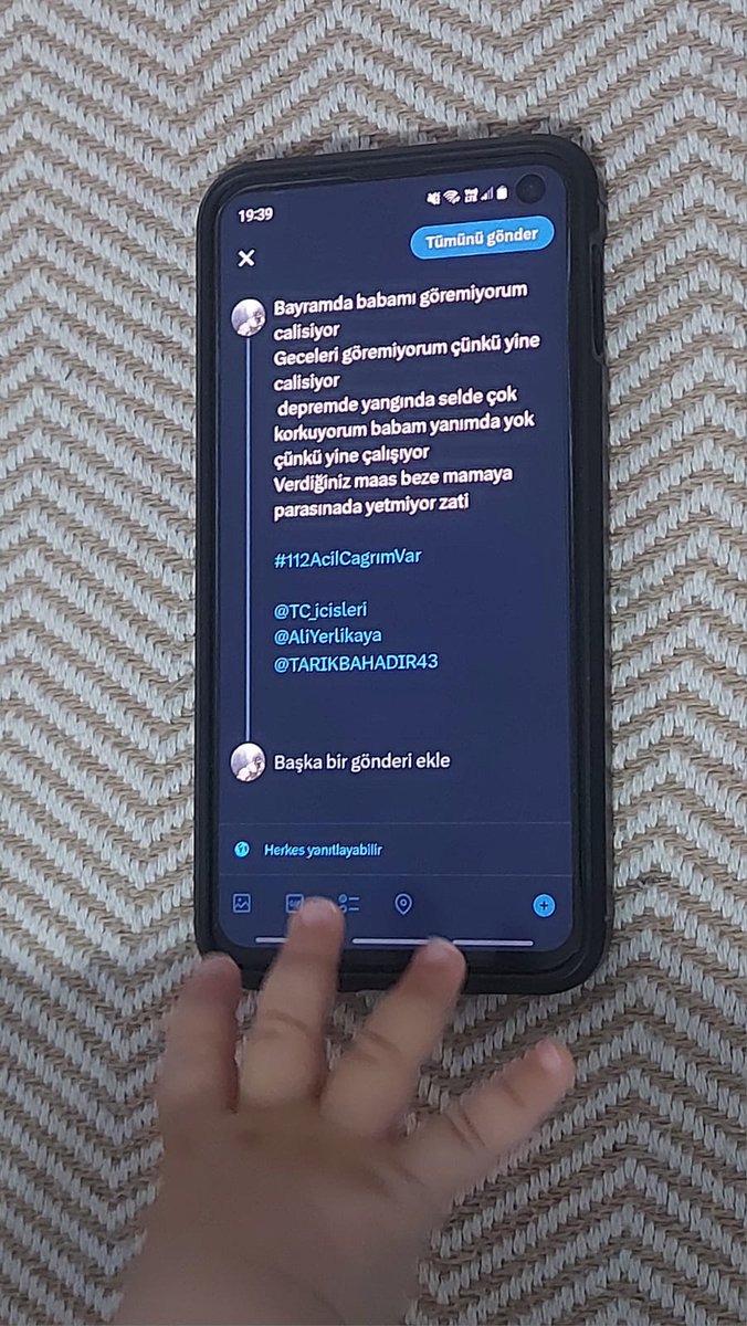 #112AcmdeAcilDurum 
<a href="/TC_icisleri/">T.C. İçişleri Bakanlığı</a> 
<a href="/AliYerlikaya/">Ali Yerlikaya</a> 
<a href="/TARIKBAHADIR43/">Tarık BAHADIR</a> 
<a href="/illeridaresi/">İller İdaresi Genel Müdürlüğü</a> 
<a href="/fatihaltayli/">Fatih Altayli 🔴🇹🇷</a> 
<a href="/fatihportakal/">fatih portakal</a>