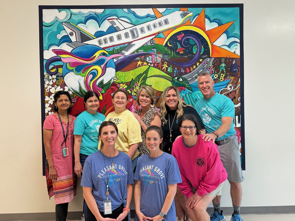 The last remaining original Pleasant Grove Flyers saying our goodbyes on the last day as 4 more of us are leaving the nest! 😭🫶🏼🩷💛🩵💚 <a href="/pgesflyers/">Pleasant Grove Elem</a> <a href="/Burt_Batten/">Burt Batten</a>