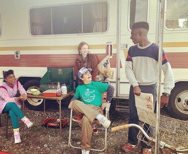 Camping with my children 🦇