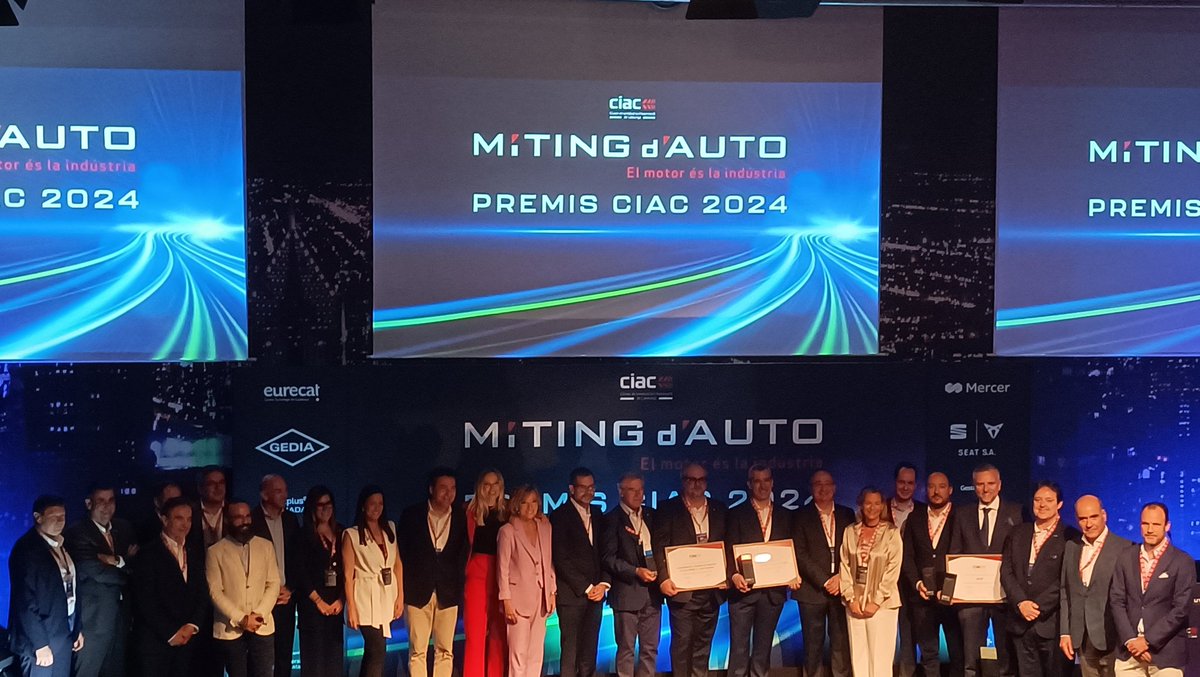 CIACnews's tweet photo. @Eurecat_news @tuSEAT @ApplusIDIADA @Arosa_ID @DOGA_Int @ebro_ev @gestamp_es @KPMG_ES @PortdeBarcelona @RenataZanchi @EACN_Initiative @AusilS @gestamp @i2CAT @MarcosUrarte @oalcoba Enhorabona a totes les empreses guanyadores dels Premis CIAC!!🚀💥
#JuntsperCréixer #MitingdAuto24 https://t.co/ixZdJaR4Ew