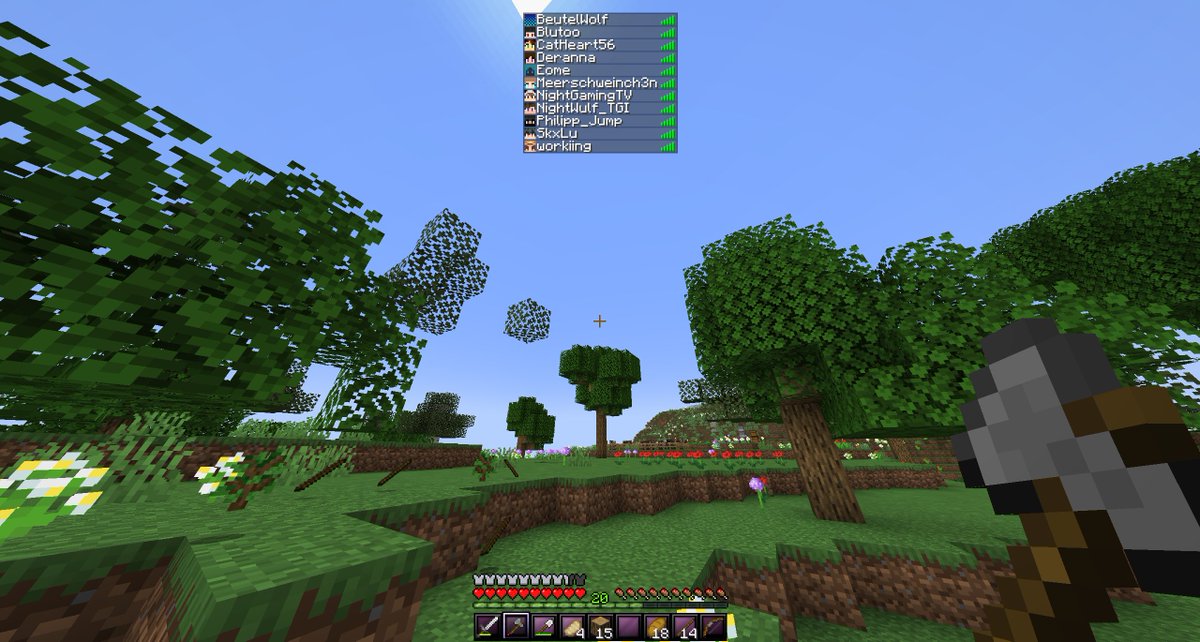 Nightunitycom's tweet photo. Das NightUnity Team dankt jeden der gerade bei der 1.21 dabei ist ihr seid super @NightGamingTV @BlutooHD @zeppeliiino  #minecraftupdate #minecraft #mcserver https://t.co/HMxvEiPNs7