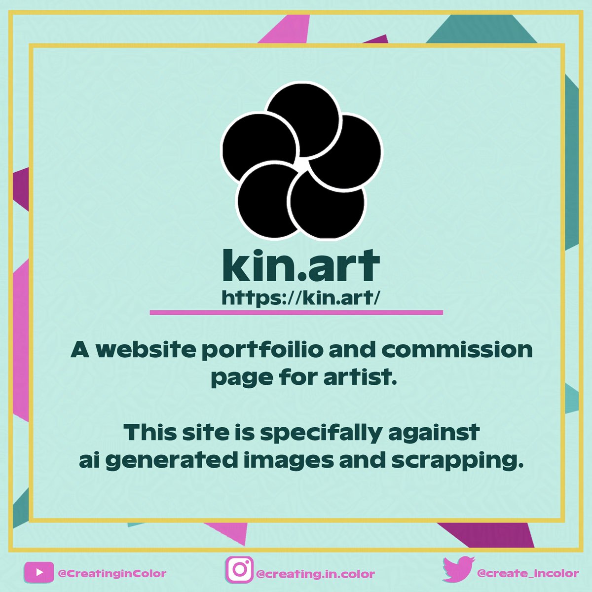 Creating in Color tweet media