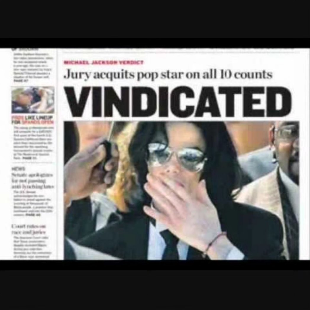 Princessyuko's tweet photo. #michaeljacksoninnocent #victoryday #kingpop #michaeljackson https://t.co/PqTOBjMRfo