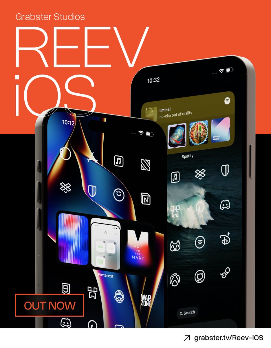 GrabsterStudios's tweet photo. Introducing Reev iOS – A constantly evolving collection of 200+ precisely crafted, most versatile icons for a beautiful, uniform home screen.

AVAILABLE NOW AT 20% OFF (limited time, applied at checkout)
→  https://t.co/veaEwp58Yv

Open thread to learn more 🧵 https://t.co/yWKPwpqEFD