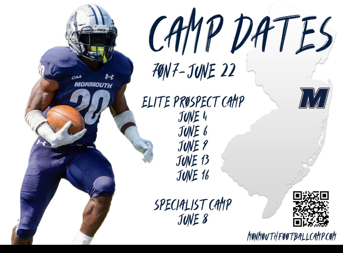 TristonDriscal's tweet photo. Today I will be attending Monmouth prospect camp June 13th!! https://t.co/1qOylCq22d